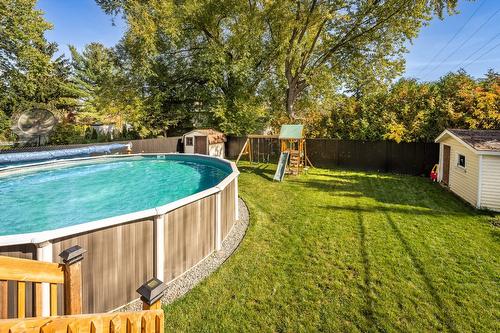 Piscine - 995 Rue Coderre, Longueuil (Saint-Hubert), QC - Outdoor With Above Ground Pool With Backyard
