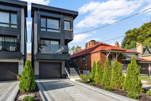 74B Floyd Avenue, Toronto, ON - Outdoor With Balcony With Facade