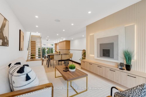 74B Floyd Avenue, Toronto, ON - Indoor Photo Showing Living Room