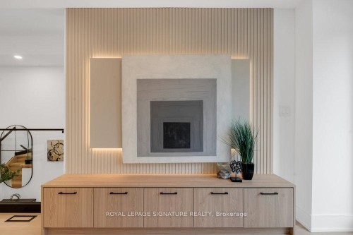 74B Floyd Avenue, Toronto, ON - Indoor With Fireplace