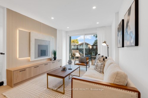 74B Floyd Avenue, Toronto, ON - Indoor Photo Showing Living Room