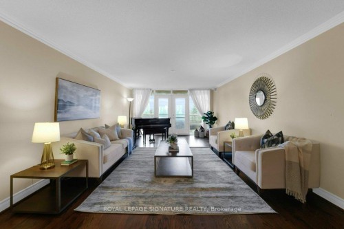 707-89 Skymark Drive, Toronto, ON - Indoor Photo Showing Living Room