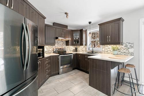 Cuisine - 5431  - 5433 Rue Du Beau-Vallon, Val-Morin, QC - Indoor Photo Showing Kitchen With Upgraded Kitchen