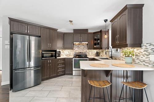 Cuisine - 5431  - 5433 Rue Du Beau-Vallon, Val-Morin, QC - Indoor Photo Showing Kitchen With Upgraded Kitchen