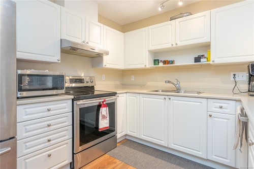 303-321 Mckinstry Rd, Duncan, BC - Indoor Photo Showing Kitchen With Double Sink