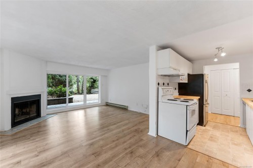 105-3277 Quadra St, Saanich, BC - Indoor With Fireplace