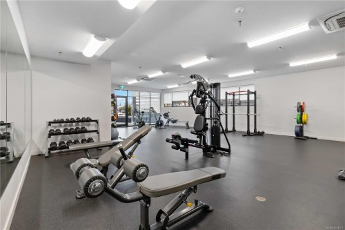 206-2469 Gateway Rd, Langford, BC - Indoor Photo Showing Gym Room
