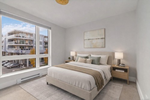 306-990 Doumac Ave, Saanich, BC - Indoor Photo Showing Bedroom