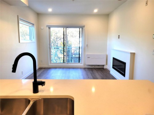B503-1102 Esquimalt Rd, Esquimalt, BC - Indoor With Fireplace