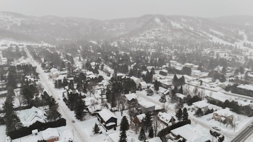 Photo aérienne - 17A Av. Léonie, Saint-Sauveur, QC - Outdoor With View