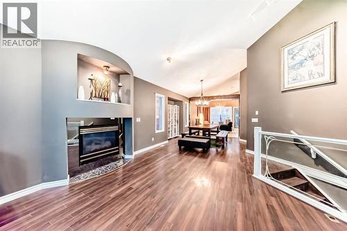 8373 Edgevalley Drive Nw, Calgary, AB - Indoor With Fireplace
