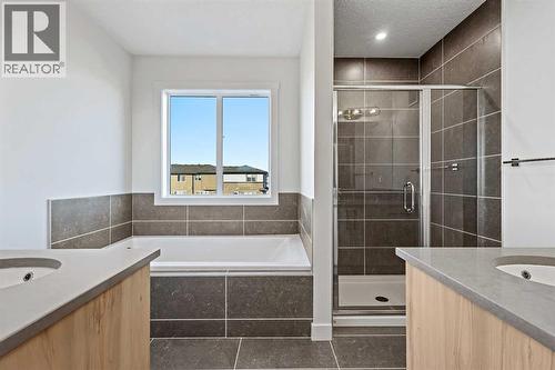 220 Waterford Heath, Chestermere, AB - Indoor Photo Showing Bathroom