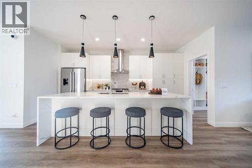 1149 Sailfin Heath, Rural Rocky View County, AB - Indoor Photo Showing Kitchen With Upgraded Kitchen
