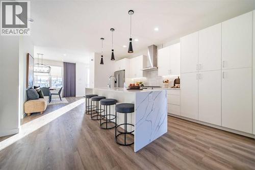 1149 Sailfin Heath, Rural Rocky View County, AB - Indoor Photo Showing Kitchen With Upgraded Kitchen