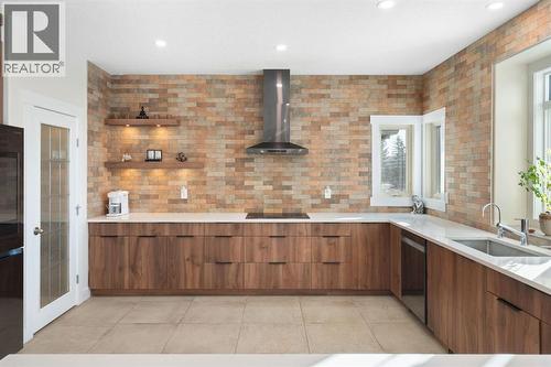 22 Bearspaw Summit Place, Rural Rocky View County, AB - Indoor Photo Showing Kitchen