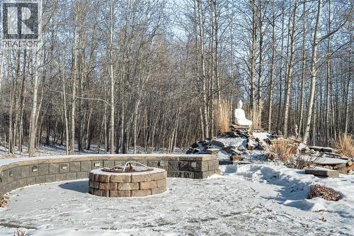 Fire Pit - 22 Bearspaw Summit Place, Rural Rocky View County, AB - Outdoor