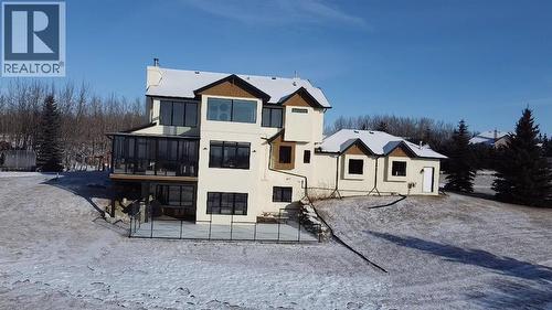 Back Elevation - 22 Bearspaw Summit Place, Rural Rocky View County, AB - Outdoor