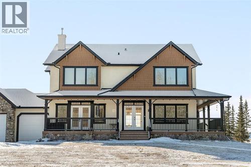 22 Bearspaw Summit Place, Rural Rocky View County, AB - Outdoor With Deck Patio Veranda
