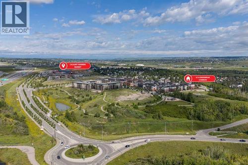 Birds eye view of the area and unit - 614 Greenbriar Common Nw, Calgary, AB - Outdoor With View