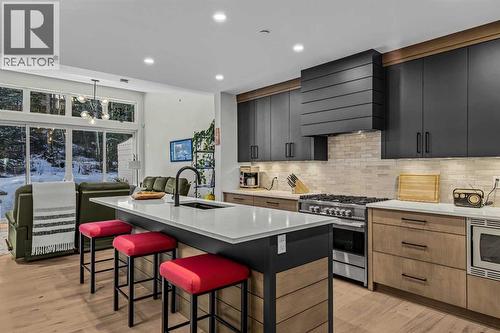 283C Three Sisters Drive, Canmore, AB - Indoor Photo Showing Kitchen With Upgraded Kitchen