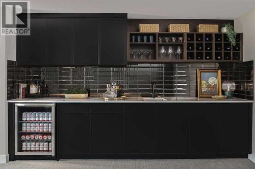 147 Siltstone Place, Balzac, AB - Indoor Photo Showing Kitchen With Double Sink