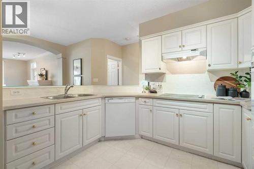 404, 2422 Erlton Street Sw, Calgary, AB - Indoor Photo Showing Kitchen With Double Sink