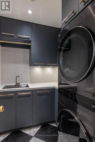 Main floor laundry with LG washer & dryer - 1 Bryce Avenue, Toronto, ON - Indoor Photo Showing Laundry Room