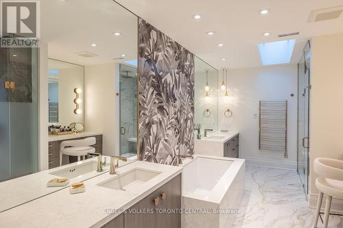 Spa-inspired with in-floor heat and steam shower - 1 Bryce Avenue, Toronto, ON - Indoor Photo Showing Bathroom