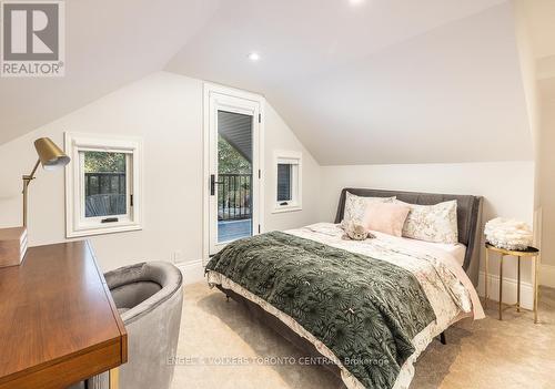 Third Bedroom w/walkout to deck and large closets - 1 Bryce Avenue, Toronto, ON - Indoor Photo Showing Bedroom