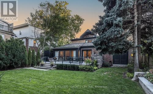Large private yard with gas rough-in for lap pool - 1 Bryce Avenue, Toronto, ON - Outdoor With Deck Patio Veranda