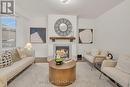 79 Algoma Drive, Vaughan, ON  - Indoor Photo Showing Living Room With Fireplace 