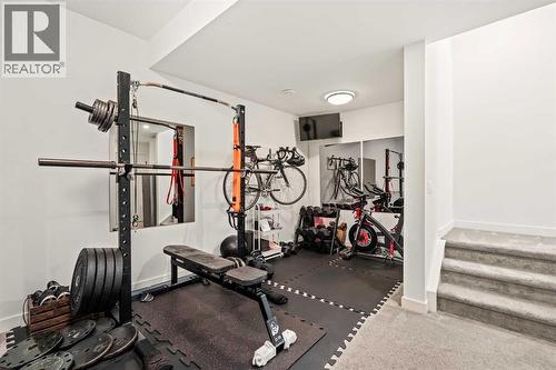 1940 Bowness Road Nw, Calgary, AB - Indoor Photo Showing Gym Room
