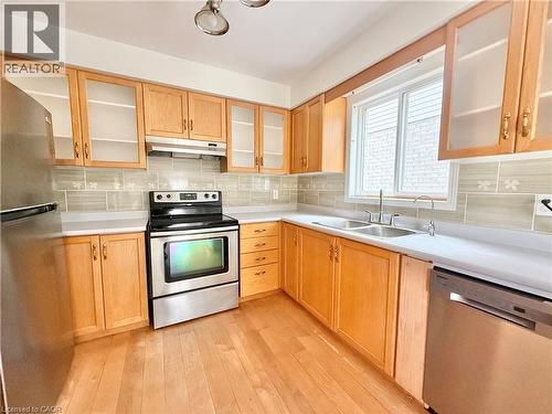 63 Jordan Drive, Cambridge, ON - Indoor Photo Showing Kitchen With Double Sink