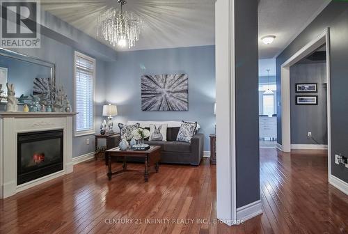 1599 Quail Run Drive, Oshawa (Taunton), ON - Indoor Photo Showing Living Room With Fireplace