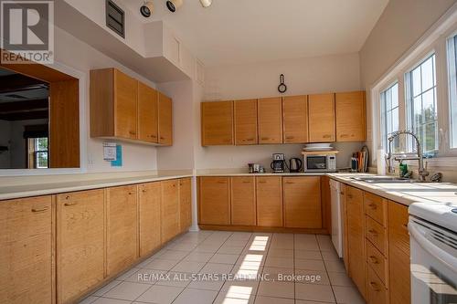 Kitchen in Clubhouse. - 408 - 50 Rivermill Boulevard, Kawartha Lakes (Lindsay), ON - Indoor Photo Showing Kitchen