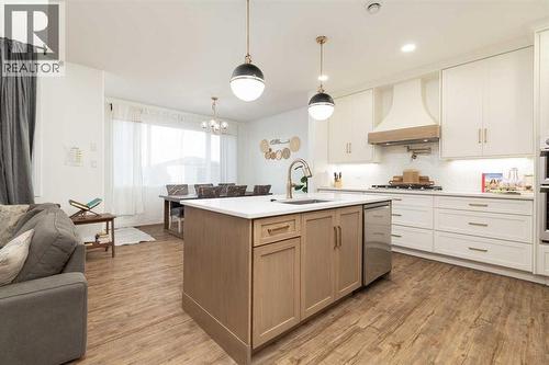 344 Rivergrove Chase W, Lethbridge, AB - Indoor Photo Showing Kitchen With Upgraded Kitchen