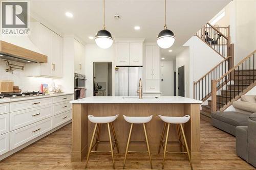 344 Rivergrove Chase W, Lethbridge, AB - Indoor Photo Showing Kitchen With Upgraded Kitchen