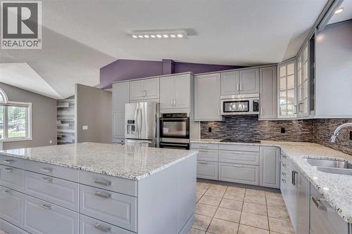 117 Cheecham Court, Anzac, AB - Indoor Photo Showing Kitchen With Stainless Steel Kitchen With Double Sink With Upgraded Kitchen