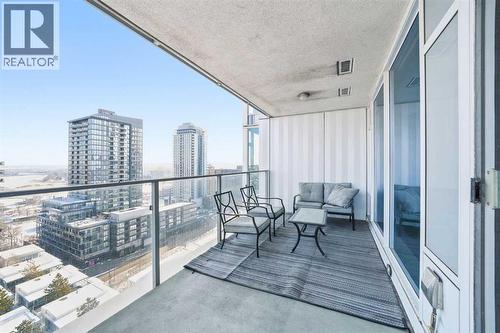 1604, 510 6 Avenue Se, Calgary, AB - Outdoor With Balcony With Exterior
