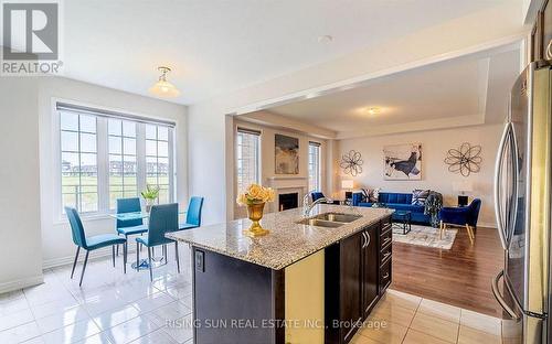 24 Herrick Drive, Brampton, ON - Indoor Photo Showing Kitchen With Double Sink With Upgraded Kitchen