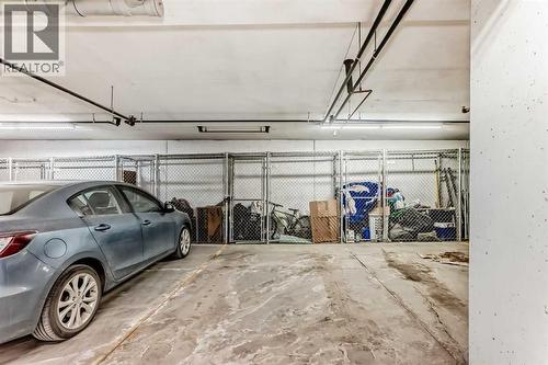 312, 48 Panatella Road Nw, Calgary, AB - Indoor Photo Showing Garage