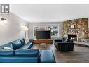 2913 Prospect Drive, Vernon, BC  - Indoor Photo Showing Living Room With Fireplace 