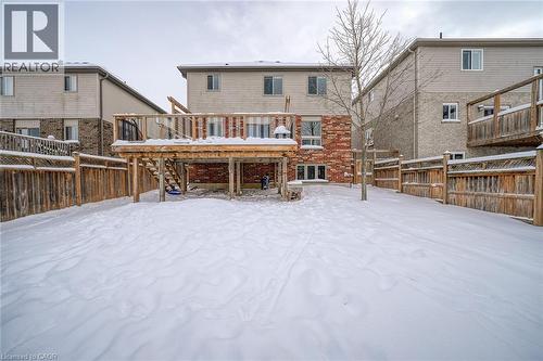 215 Munnoch Boulevard, Woodstock, ON - Outdoor With Deck Patio Veranda With Exterior