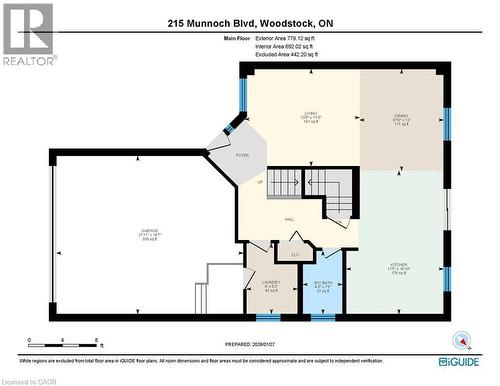 View of room layout - 215 Munnoch Boulevard, Woodstock, ON - Other