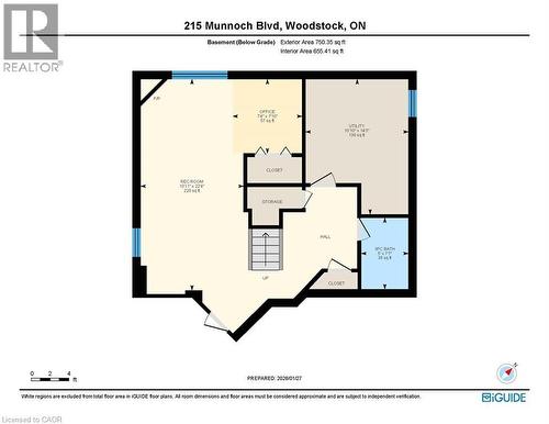 View of property floor plan - 215 Munnoch Boulevard, Woodstock, ON - Other