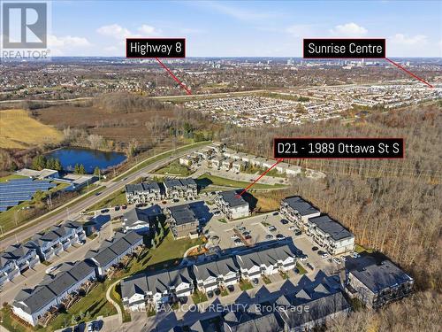 21D - 1989 Ottawa Street S, Kitchener, ON -  With View