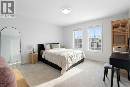 158 Ambleton Drive Nw, Calgary, AB - Indoor Photo Showing Bedroom