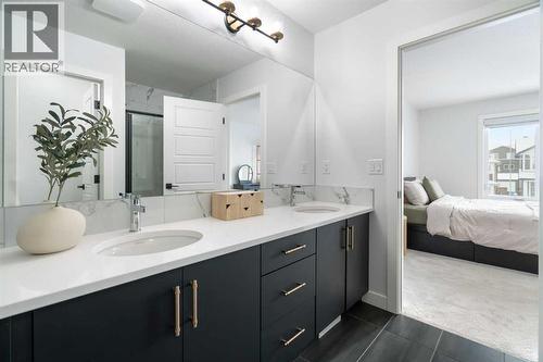 158 Ambleton Drive Nw, Calgary, AB - Indoor Photo Showing Bathroom