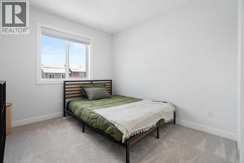 158 Ambleton Drive Nw, Calgary, AB - Indoor Photo Showing Bedroom