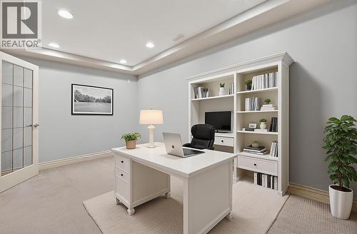 This photo has been virtually staged. - 867 Steele Road, Kelowna, BC - Indoor Photo Showing Office